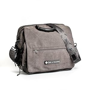 Rollacrit Messenger Bag of Holding RPG Messenger Bag - Durable Game Organizer for Dice, Books, Miniatures, Laptops, Board Games & Accessories - For Gamers, Working Professionals & Students