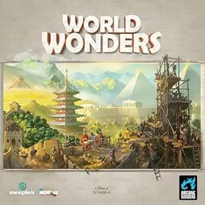 World Wonders Strategy Board Game by Arcane Wonders – Build Iconic Landmarks, Compete Strategically, for 1-5 Players and Ages 14+