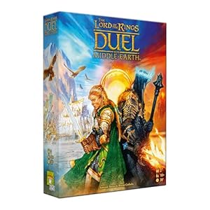 The Lord of The Rings: Duel for Middle-Earth Board Game - Epic Strategy Game of Power and Conquest for Kids and Adults, Ages 10+, 2 Players, 30 Minute Playtime, Made by Repos Production