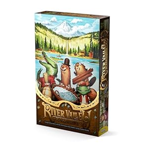 ALLPLAY - River Valley Glassworks Deluxe Edition Board Game for Families and Adults - Cozy Yet Clever Drafting Game - Colorful, Tactile Pieces - Scoring Puzzle - 1 to 5 Players - 20 Minutes