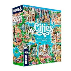 Cities by Devir, Strategy Board Game, for 2 to 4 Players and Ages 10+