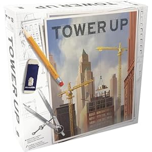 Monolith Board Games: Tower Up - City Building Board Game, Competitive Strategy, Urban Construction Plannning, Family, Ages 8+, 2-4 Players, 30 Min